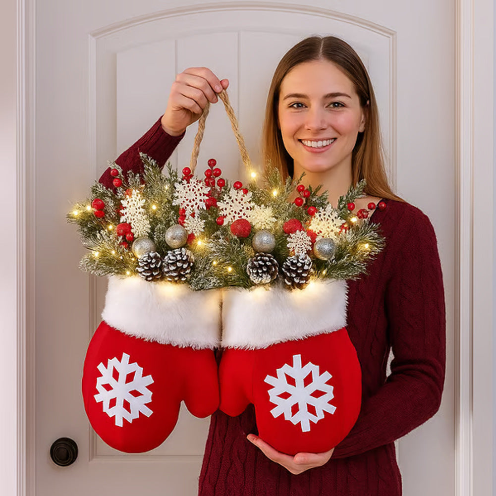 Festive Candy Lollipop Gloves Ornaments – Christmas Tree Decor