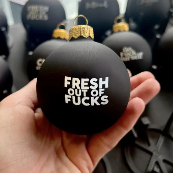 Funny Christmas Ornament – Black Humor Holiday Decoration for Tree & Home Décor