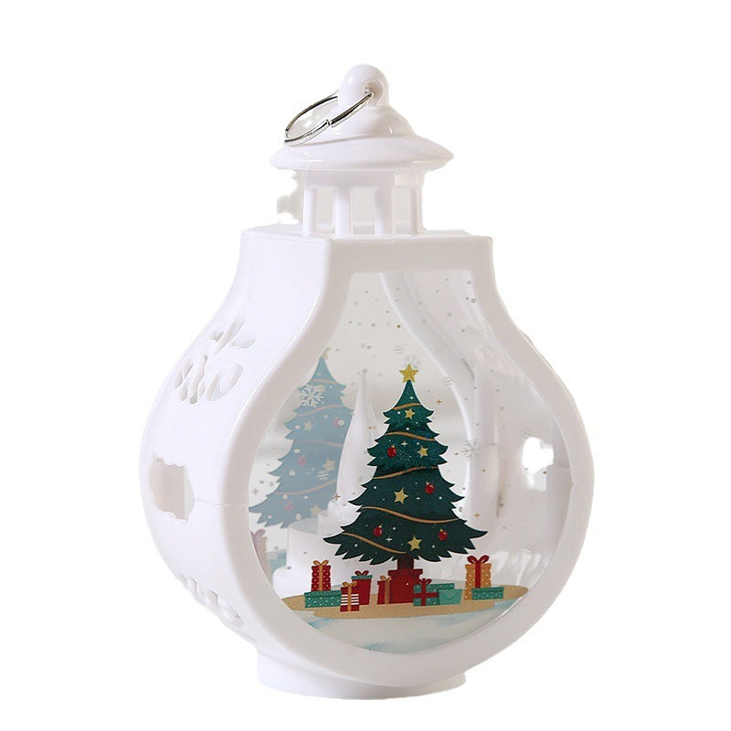 Christmas Candle Lamp – Romantic LED Ornament for Holiday Home Décor & Gifts