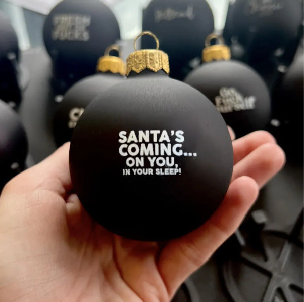 Funny Christmas Ornament – Black Humor Holiday Decoration for Tree & Home Décor