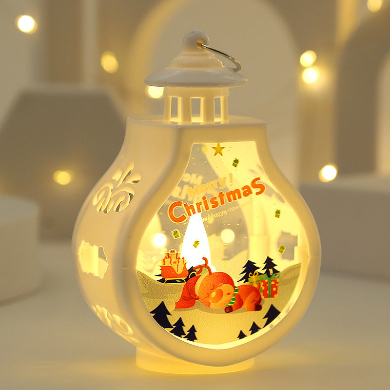 Christmas Candle Lamp – Romantic LED Ornament for Holiday Home Décor & Gifts