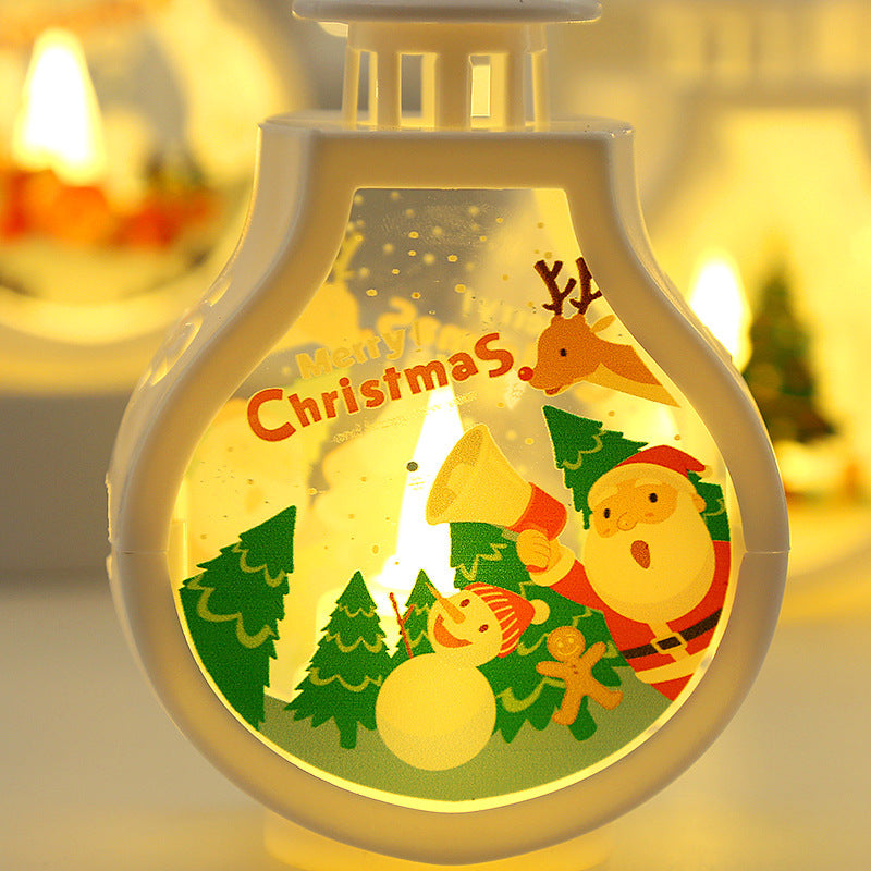Christmas Candle Lamp – Romantic LED Ornament for Holiday Home Décor & Gifts