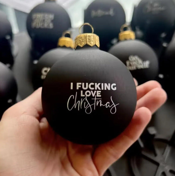 Funny Christmas Ornament – Black Humor Holiday Decoration for Tree & Home Décor