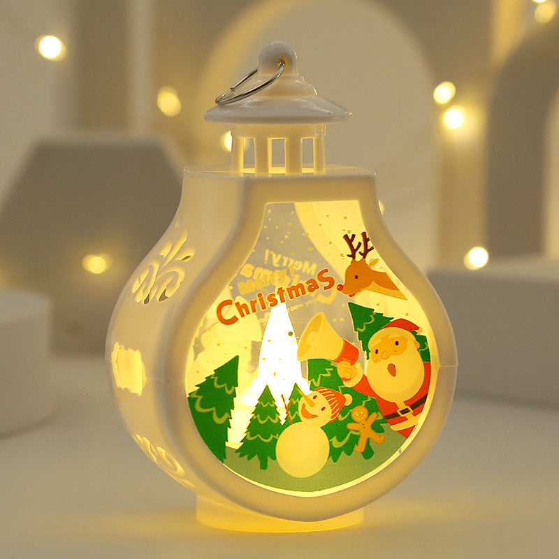 Christmas Candle Lamp – Romantic LED Ornament for Holiday Home Décor & Gifts