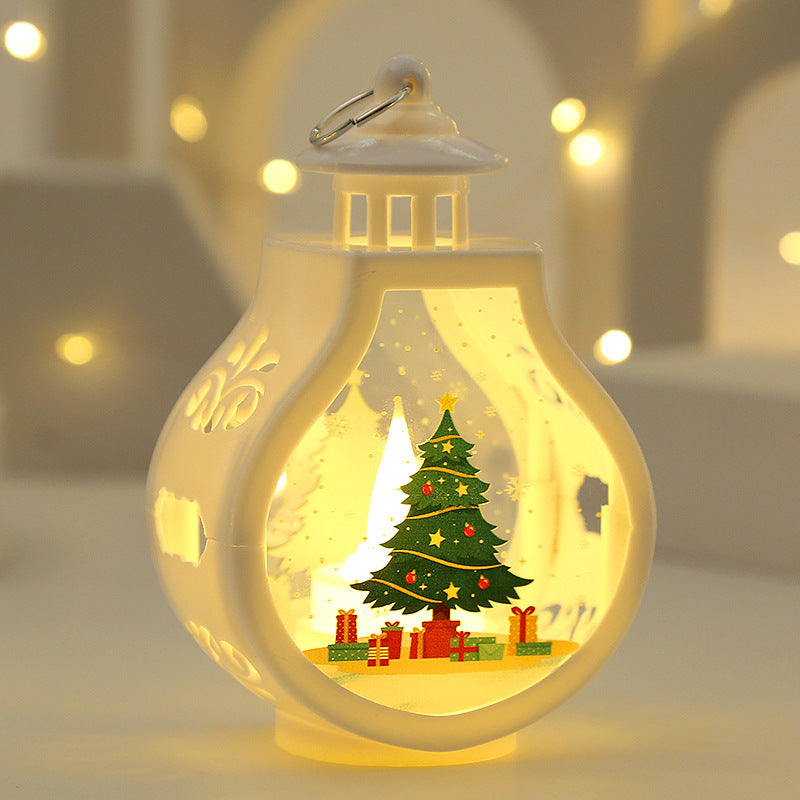 Christmas Candle Lamp – Romantic LED Ornament for Holiday Home Décor & Gifts